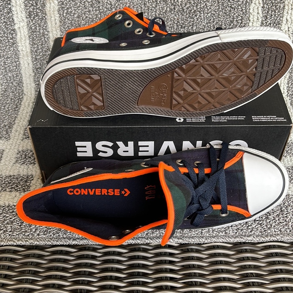 Converse Chuck Taylor All Star Hi Green/Brown/White MENS - Picture 4 of 16